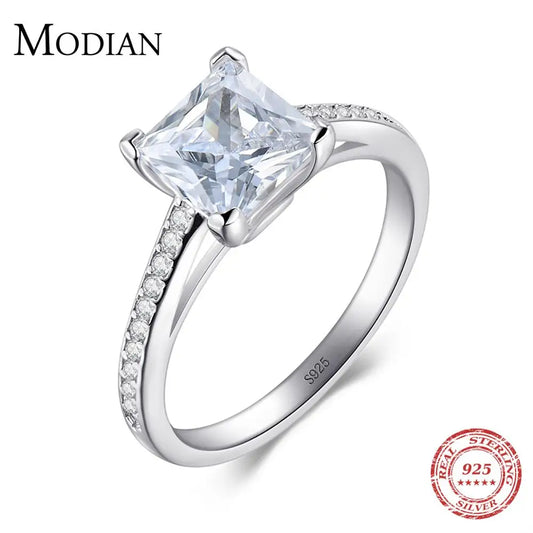 Zirkonia Ring - 925 Sterling Silber