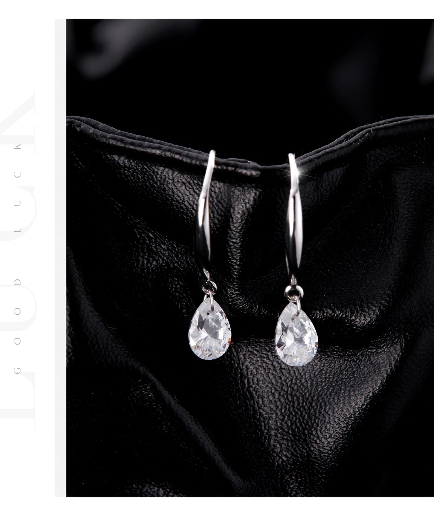 Sparkling Hook Ohhringe - 925 Sterling Silber mit Zirkonia